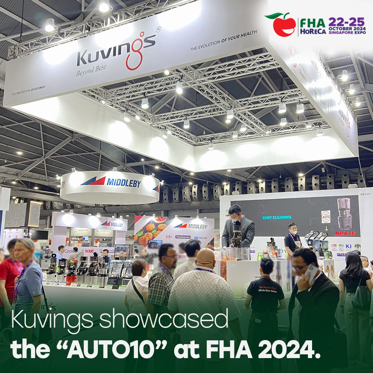 Kuvings Showcases Cutting-Edge ‘AUTO10’ to a Global Audience at FHA 2024