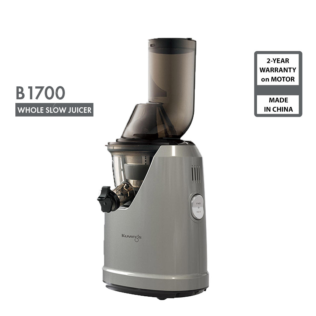 Kuvings B1700 Whole Slow Juicer 76mm Wide Feeding Tube Masticating