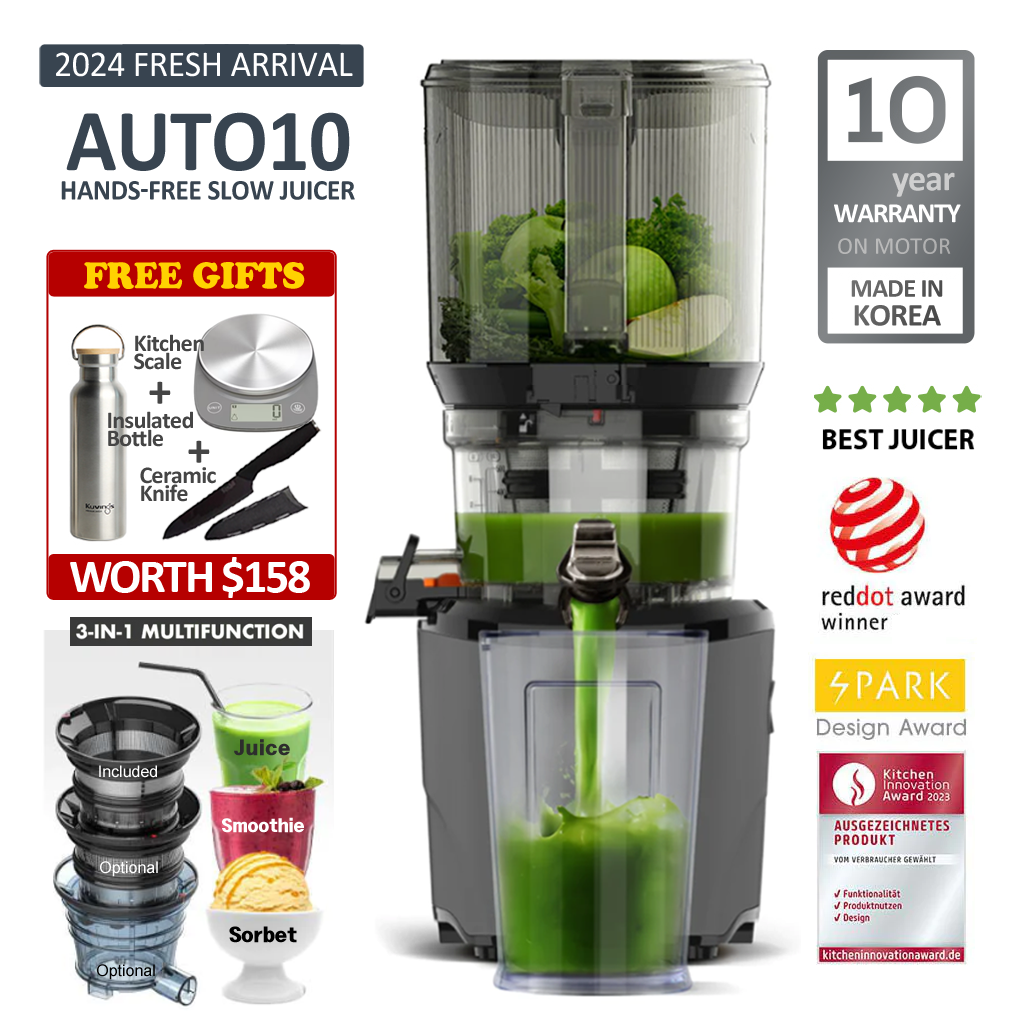 [NEW] Hands-Free Slow Juicer AUTO10 – Kuvings Singapore